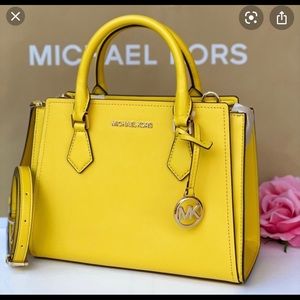 Michael Kors Medium Hope Leather Satchel